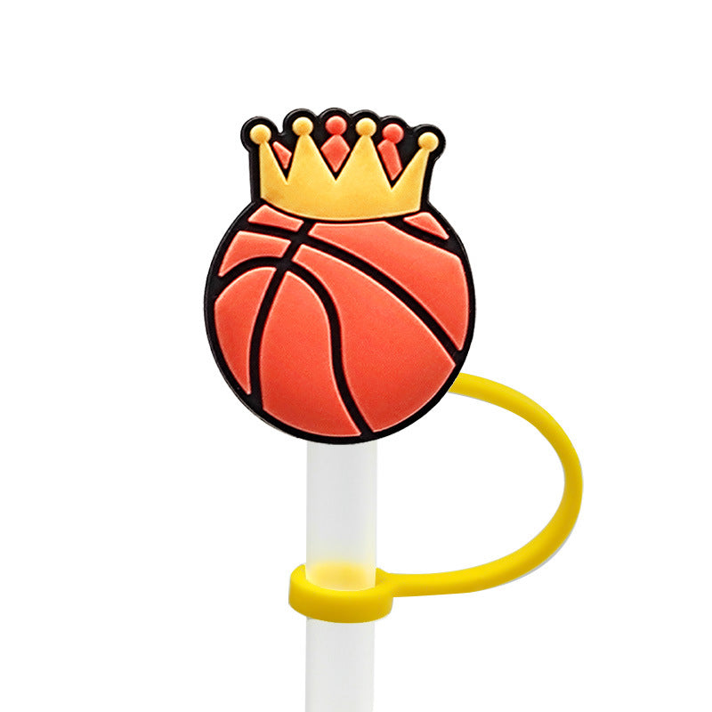 Wholesale 10pcs/pack  Cartoon Party Straw Cover Straw Cap Silicone Dust Plug